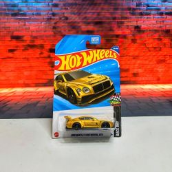 Hot Wheels 2018 Bentley Continental GT3 Gold