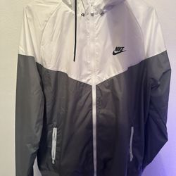 White Nike Windbreaker 