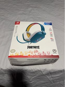 PowerA Wired Stereo Headset for Nintendo Switch and Switch 2 - Fortnite Llambro, Officially Licensed, Bonus Virtual Item Included