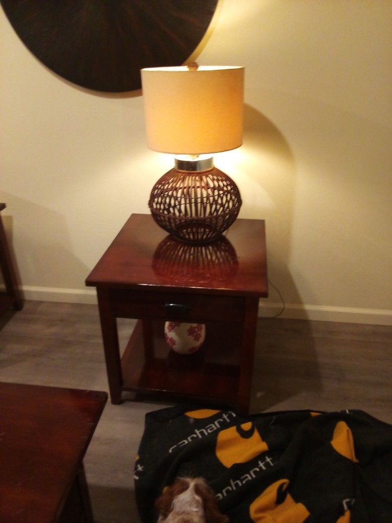 Coffee Table And 2 End Tables