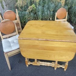 Vintage Table & Chairs 