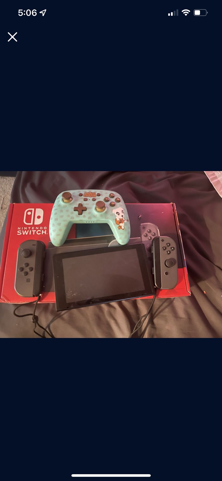 Nintendo Switch With Lots Of Games, Carrying Case, And Controller