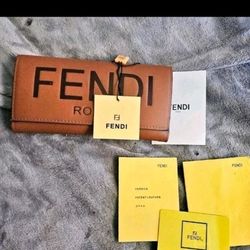 Fendi Wallet With Papers & Receipt 