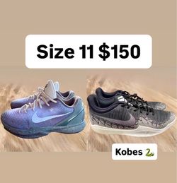 Nike Kobe both size 11 both for $150