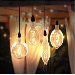 LIGHTS   kitchen. Patio. RETROESSENCE pendant lighting pendant BATTERY OPERATED LED VINTAGE LIGHT