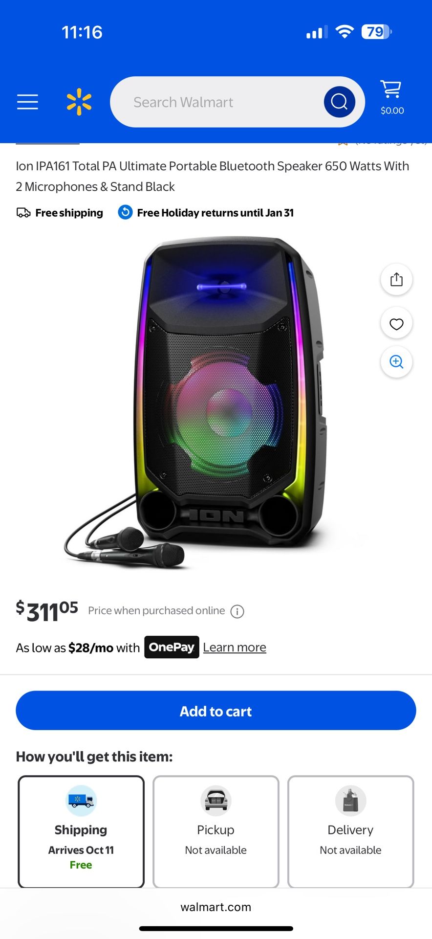 Ion PA Speaker