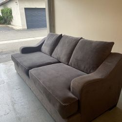 Grey Fabric Couch 