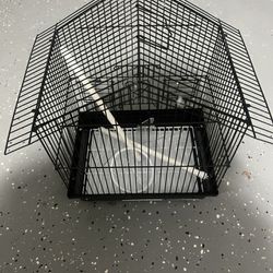Bird Cage With Food Excellent Condition
