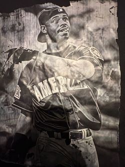 Baseball Player Graphic T-Shirt xL