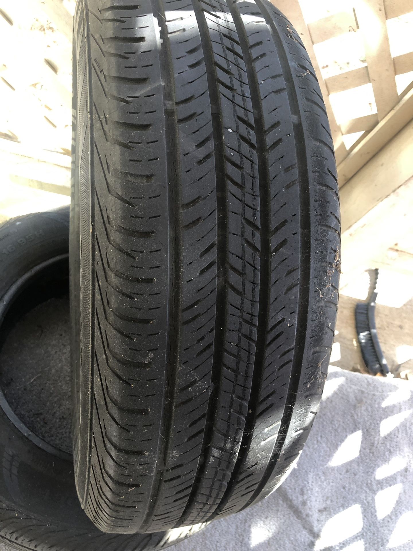 A set Of 2 Tires 205 65 16. 75% life left