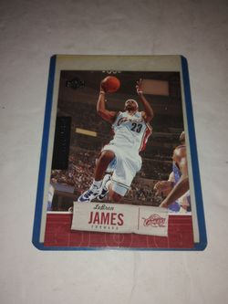 Perfect Mint 2005 LeBron James Rookie Debut Basketball Card Upper Deck #15