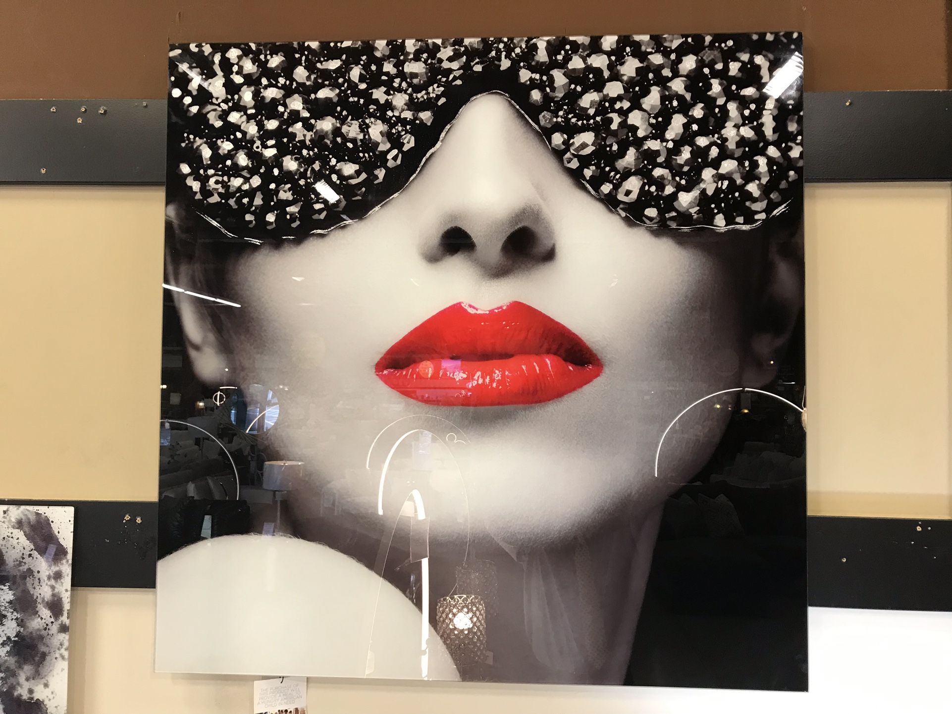 Tempered Glass Art With Foil 40x40 Shades
