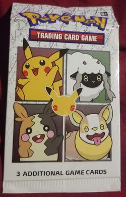 McDonald's Pokemon 25th Anniversary Booster Pack Sealed