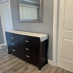 Dresser, Mirror, And night stands