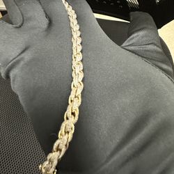 10k Yellow Gold Diamond Bracelet