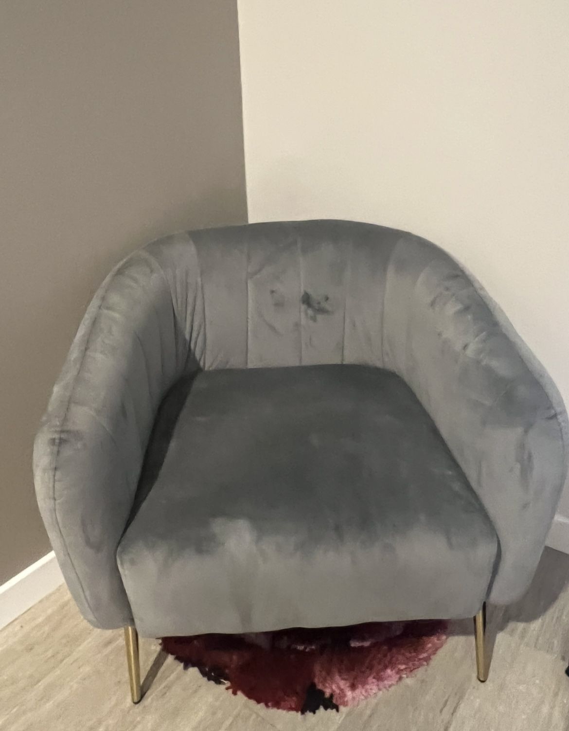 Velvet Chair For Desk/Vanity