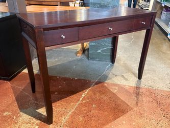 Espresso Brown Desk w/ Keyboard Drawer