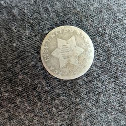 1863 3 Cent Coin