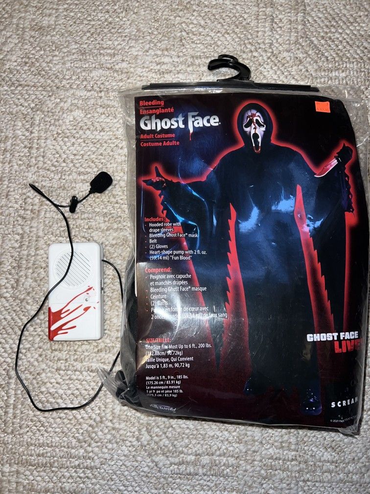 Men's Bleeding Scream Costume