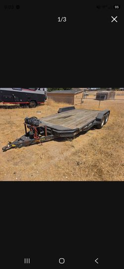 Big tex car and heavy equipment trailer