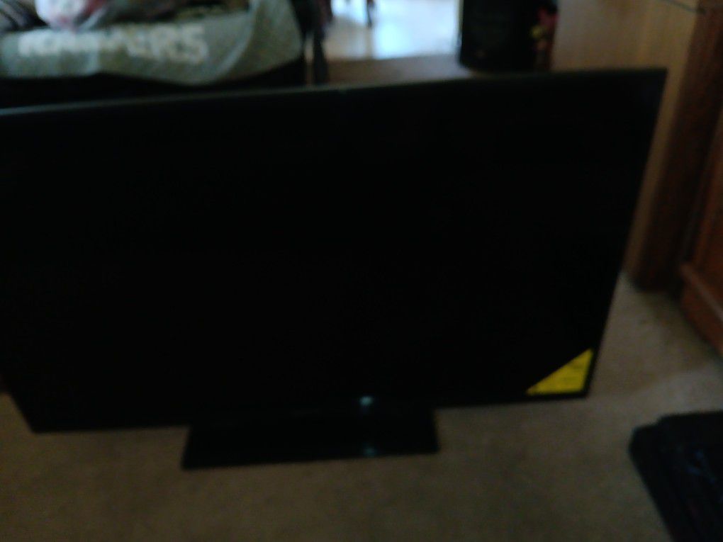 50 in. TV with remote $60
