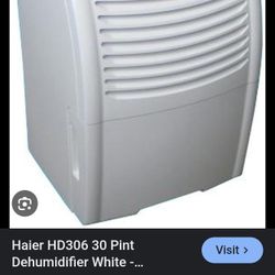 Used Haier Dehumidifier Model HD306/ 30 Pint