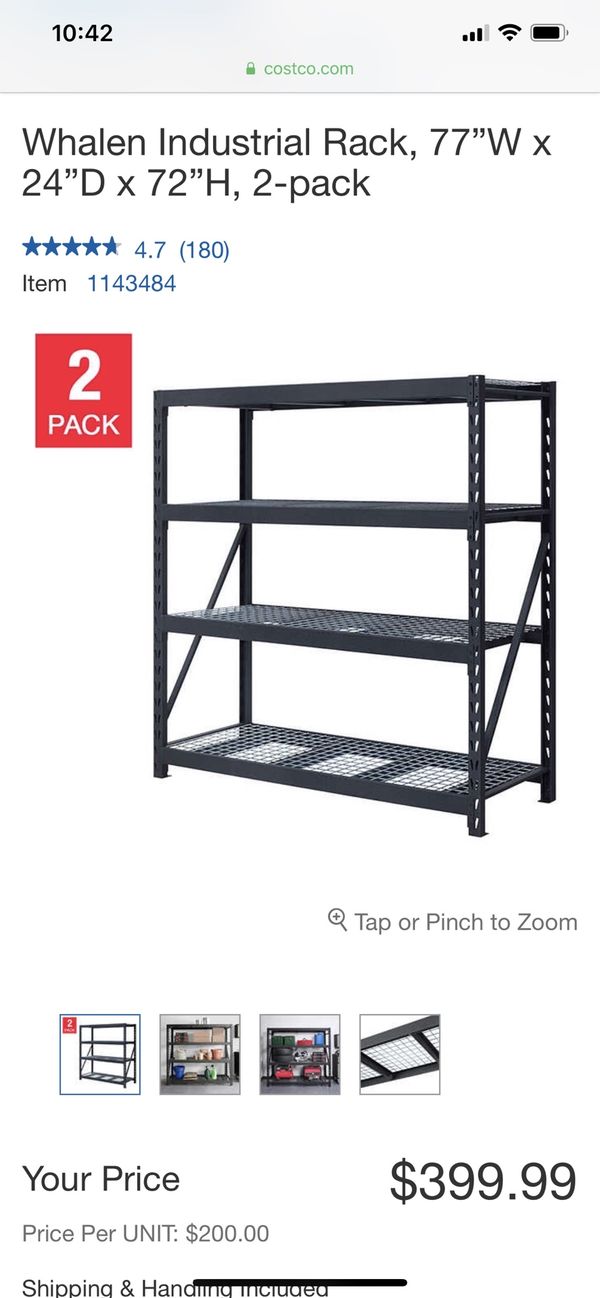 Whalen Industrial Rack Garage Shelving for Sale in Chula Vista, CA
