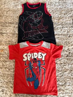 KIDS SPIDERMAN SHIRTS