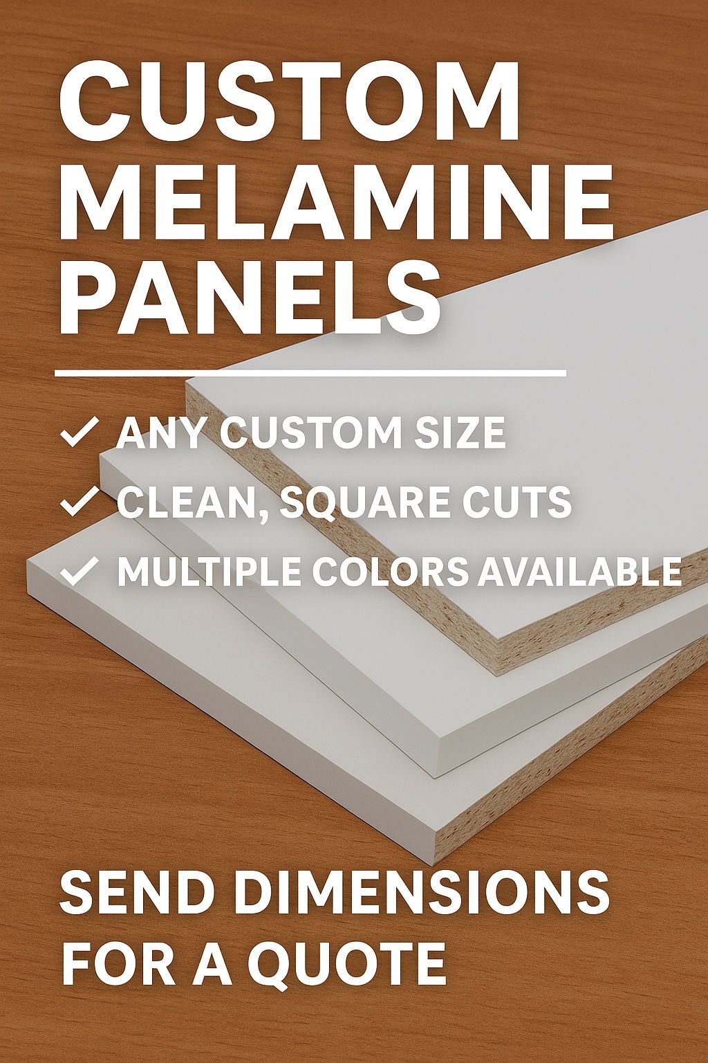 Custom Melamine Panels – Cut to Your Exact Size