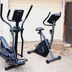 maquinas para ejercicio eliptica y bicicleta 80 x las 2 