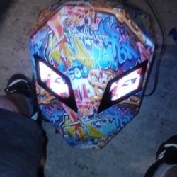 Hard Cover L.e.d Backpack