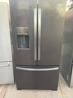 Whirlpool Refrigerator black Stainless Steel 