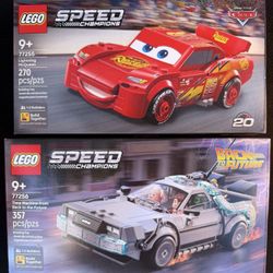 Lego Speed Champions Lightning McQueen and Time Machine from Back To The Future