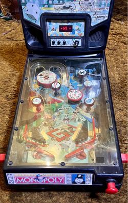 Vintage Hasbro electronic monopoly pinball machine (has the legs)
