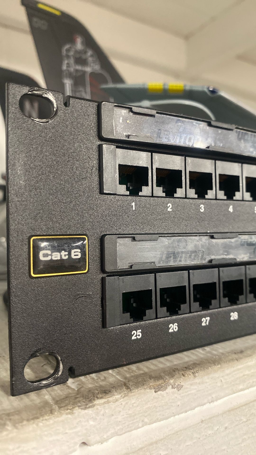 Patch Panel 48 Port CAT 6 by LEVITON Perfect Condition