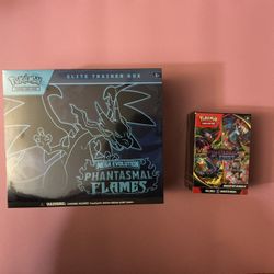 Pokemon Phantasmal Flames Elite Trainer Box And Booster Bundle
