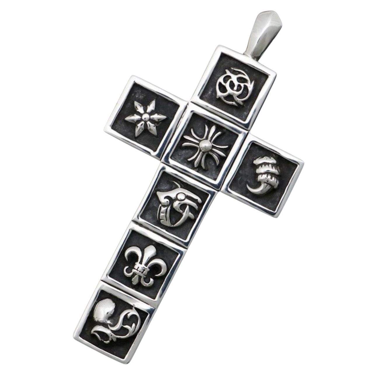 Chrome Hearts Multi-Frame Cross Pendant