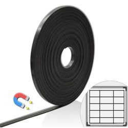 Magnetic Tape Roll Thin Strip, 1/5 Inchx33 Feet, Magnetic Boarders for Witeboard