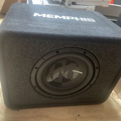 Memphis 10in Sub W/ Amp And Wires