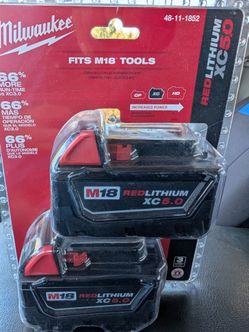 Milwaukee 5.0 batteries