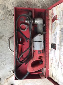 Milwaukee Right Angle Drill