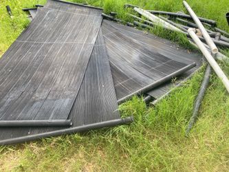 DIY Solar Pool Heater Kit - 7-4x10 / 1.5" I.D. Header and piping
