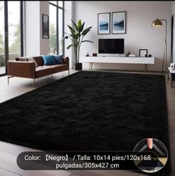 Alfombras blancas y negras
