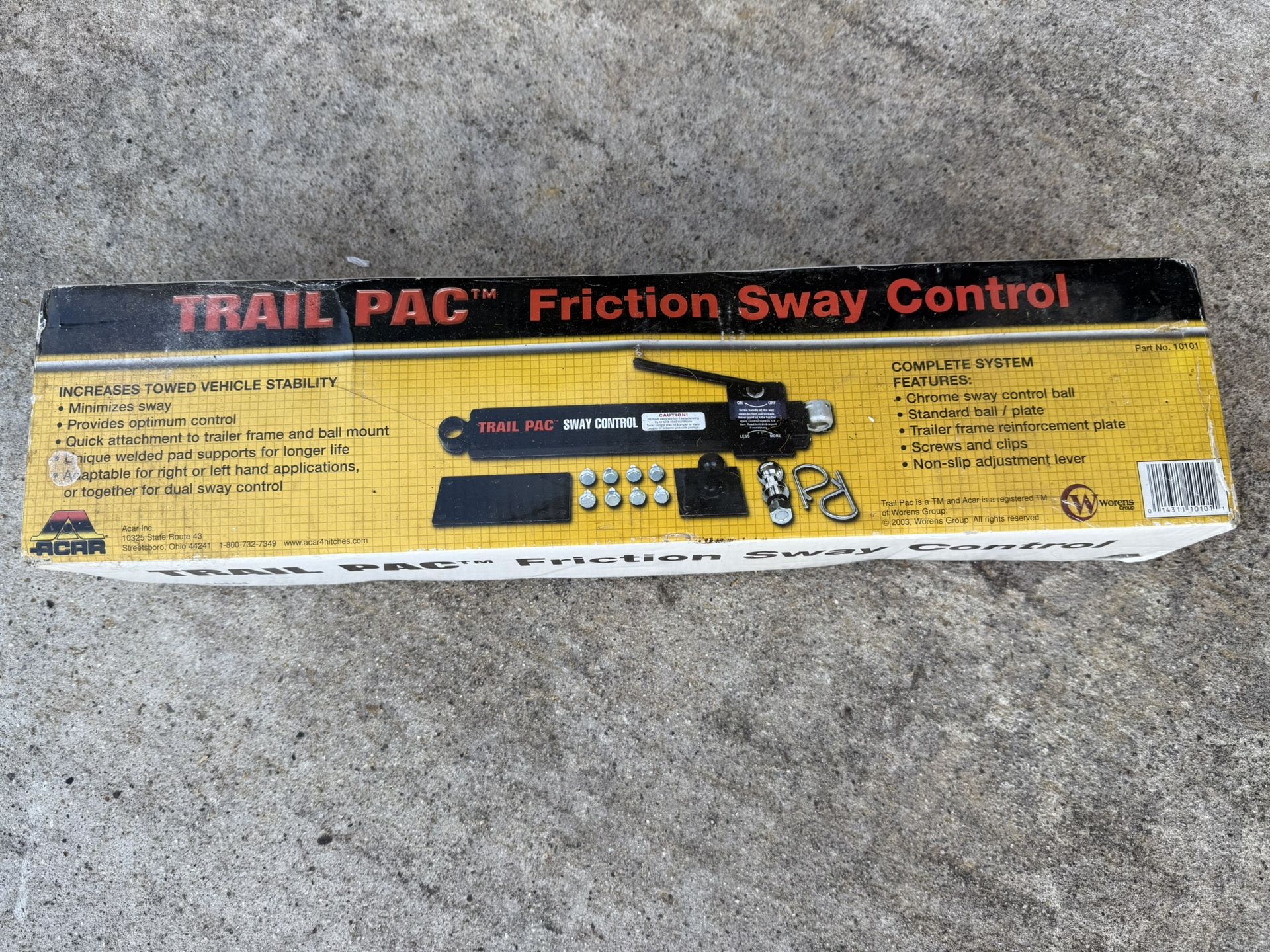 Trailer Friction Sway Control From Trail Pac