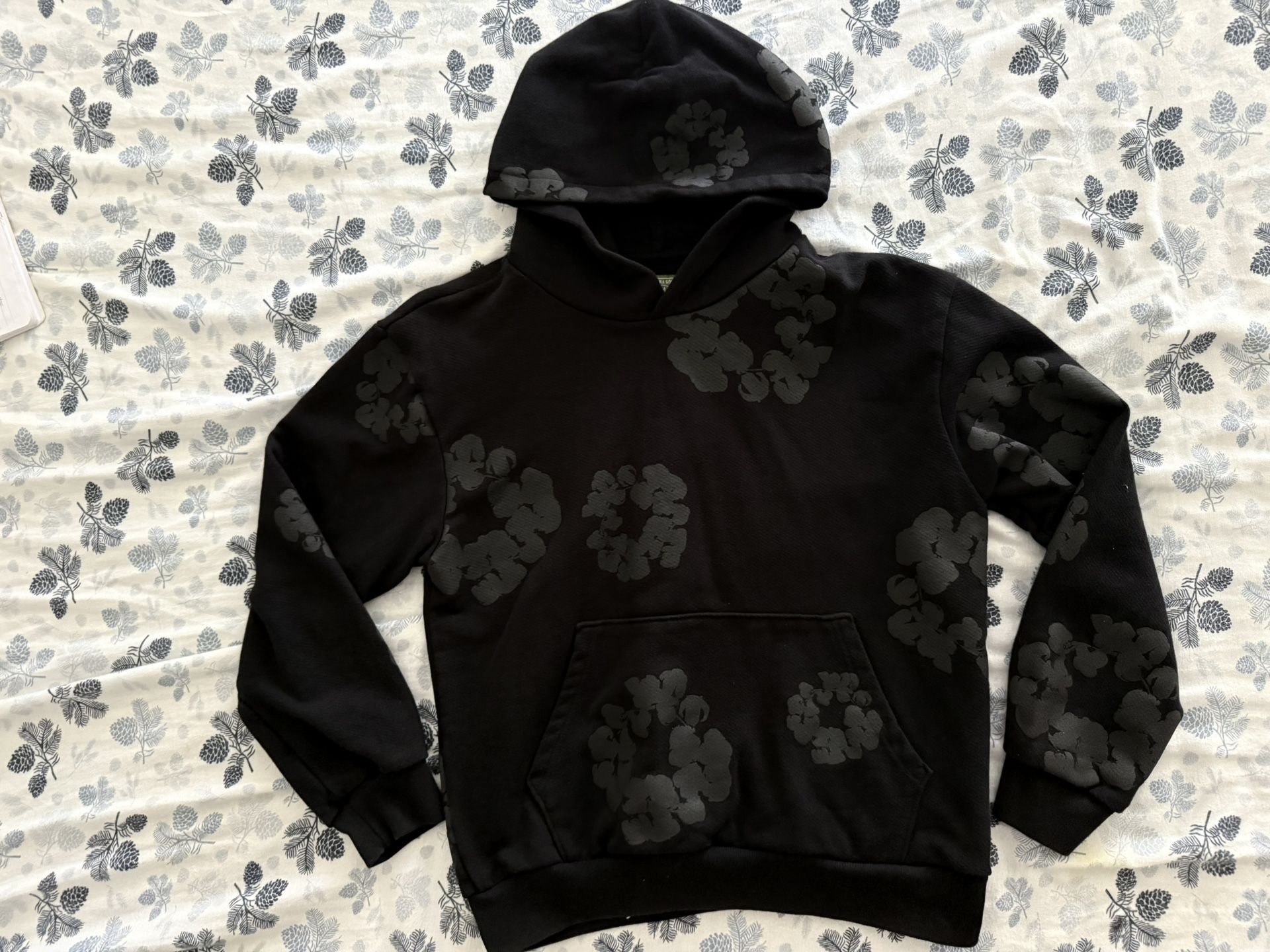 Denim Test Hoodie Monochrome Black