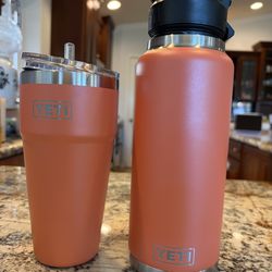 (2 Pack) Yeti High Desert Clay Tumbler and Bottle