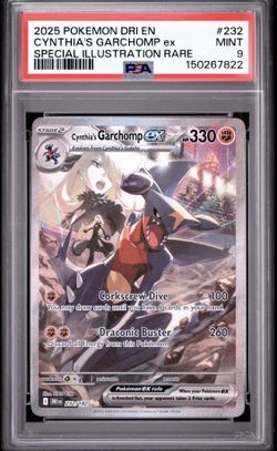 Psa 9 Cynthia’s Garchomp EX