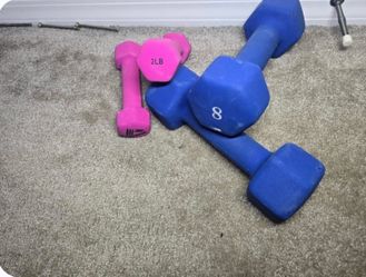 Neoprene Dumbbell Set 2LB and 8LB