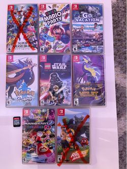Nintendo switch games, $35 each or $210 for all
