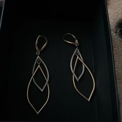 14 K YELLOW GOLD EARRING 